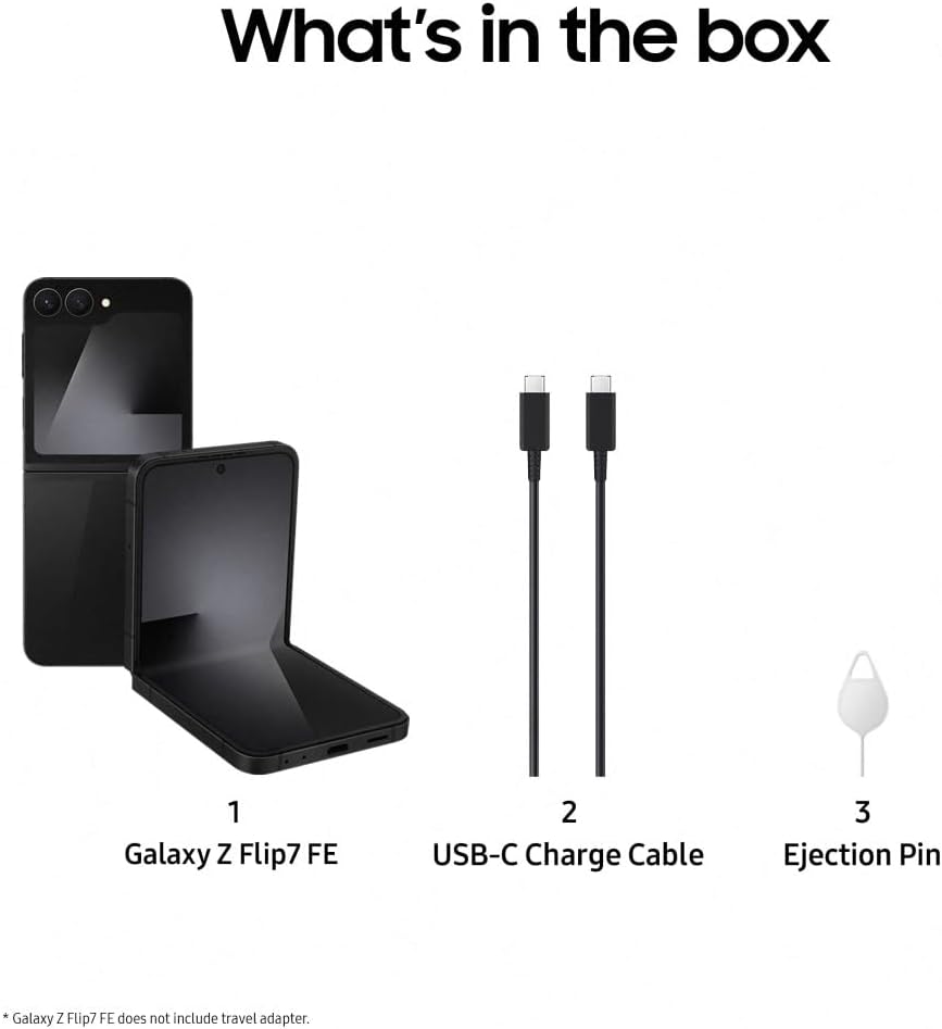 SAMSUNG Z Flip7 Black 128GB