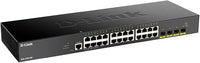 D-Link  24 X 10G SFP+ Ports & 4 X 10G Base-T Ports Smart Managed Switch