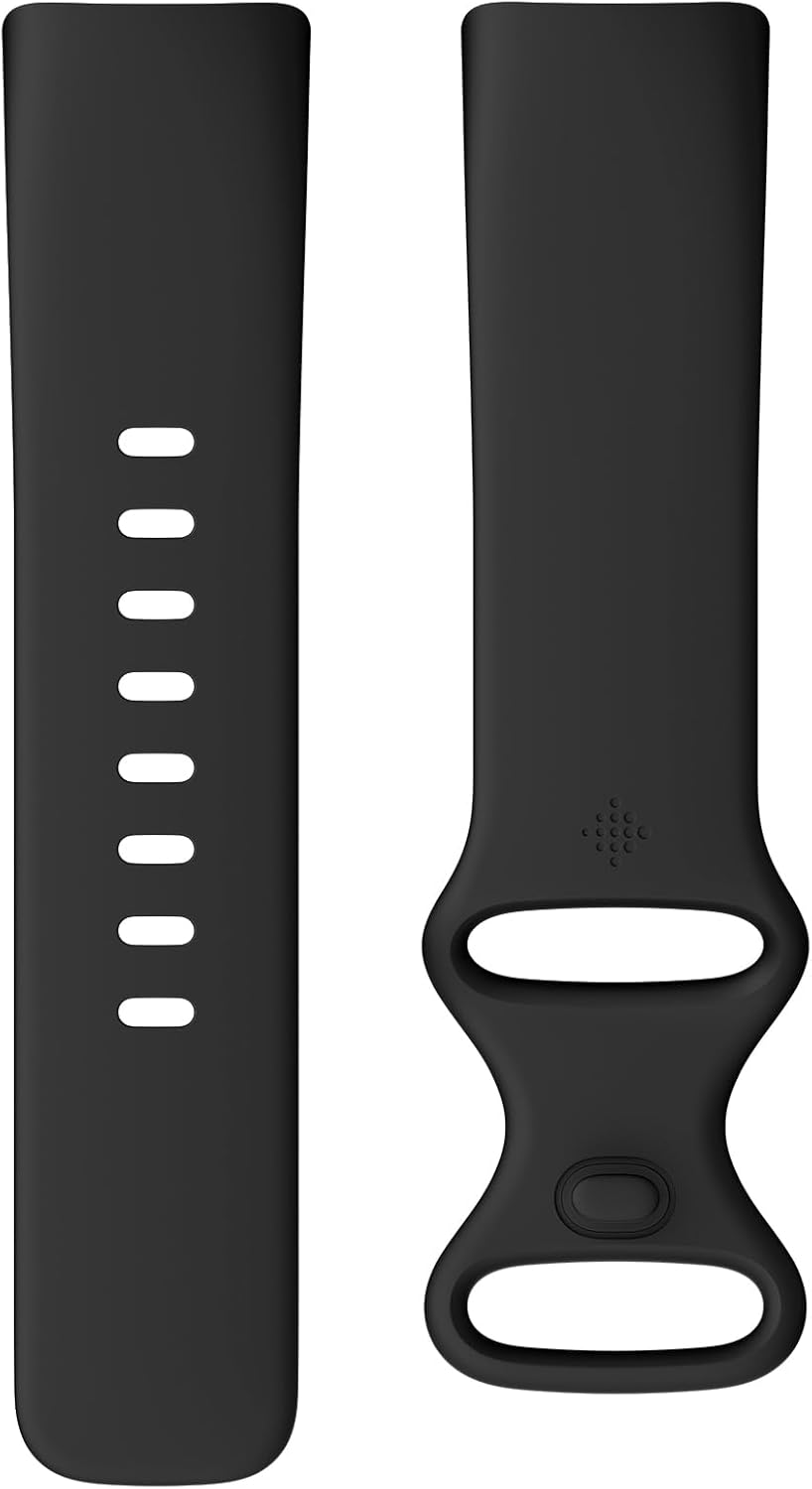 Fitbit Official Charge 5/6 Smartwatch Infinity Band, Black - Small