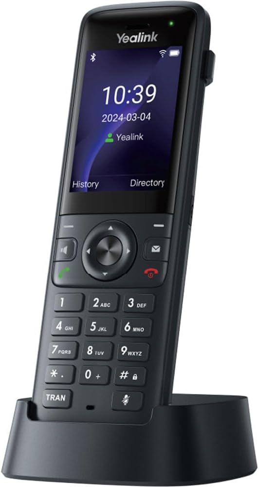 Yealink AX83H IP phone Black TFT Wi-Fi
