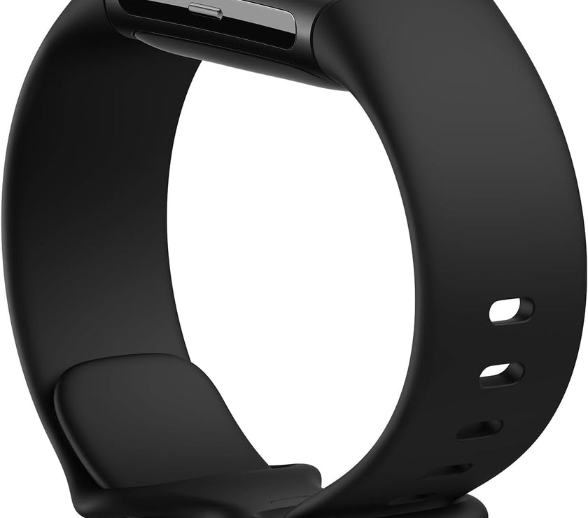 Fitbit Official Charge 5/6 Smartwatch Infinity Band, Black - Small