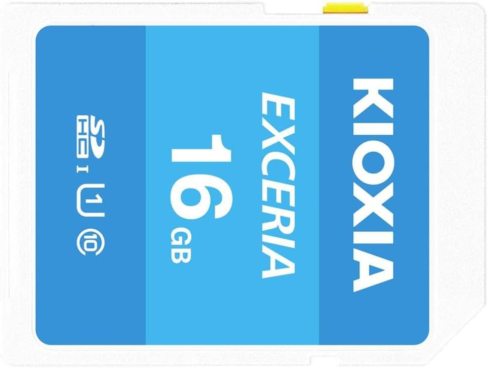 Kioxia 16GB Exceria U1 Class 10 SD card