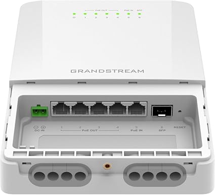 Grandstream GWN7710R 6-Port Outdoor L2 Lite Managed Switch