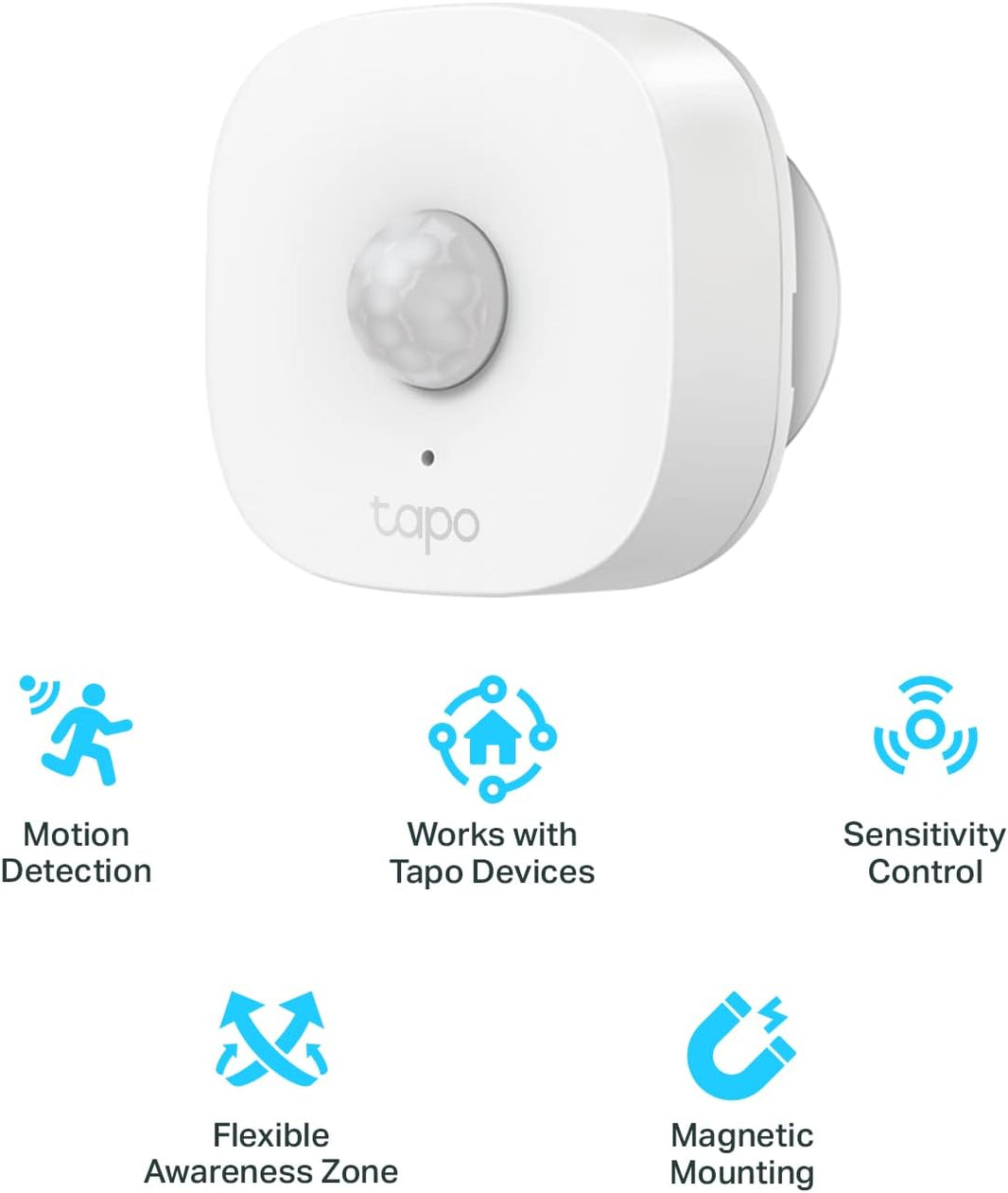 TP-Link Tapo T100 V1 - Motion sensor - smart - wireless - Wi-Fi - 863 - 865 Mhz 868 - 868.6 MHz
