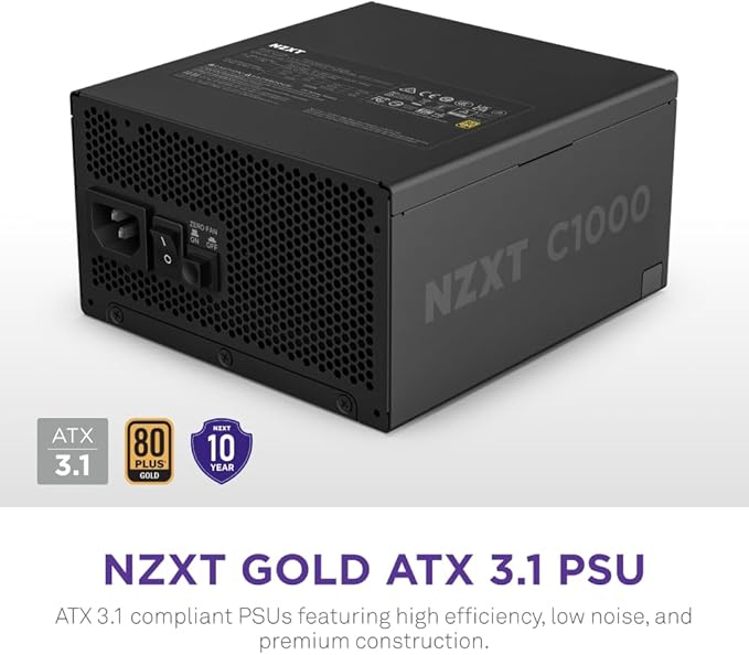 NZXT 1000W GOLD FULLY MODULAR C1000 CORE