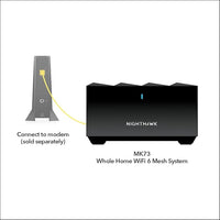 Dual-Band WiFi 6 3GbpsRouter/2Satellites