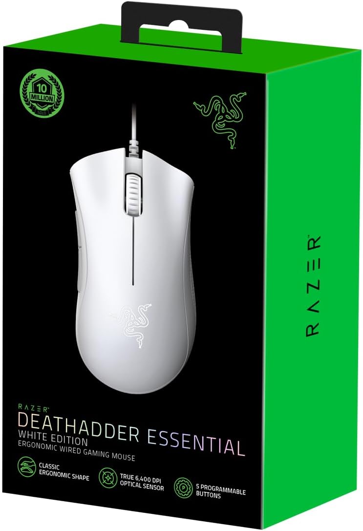 Razer DeathAdder Essential 2021 - White Ed.