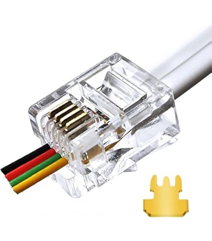 Titan RJ22 PLUG 4P/4C (10PK)