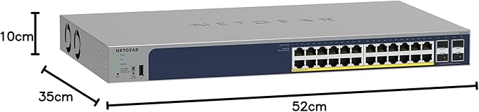 Netgear 24 Port (24 PoE), 4x SFP, 10/100/1000, Switch