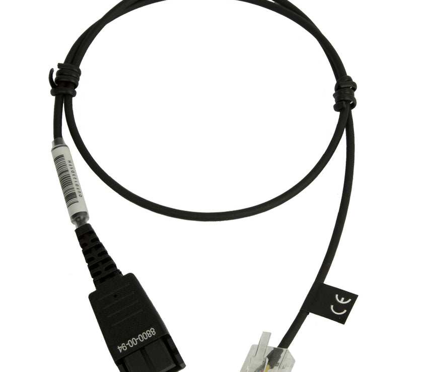 Jabra QD cord RJ45 plug for Siemens OS