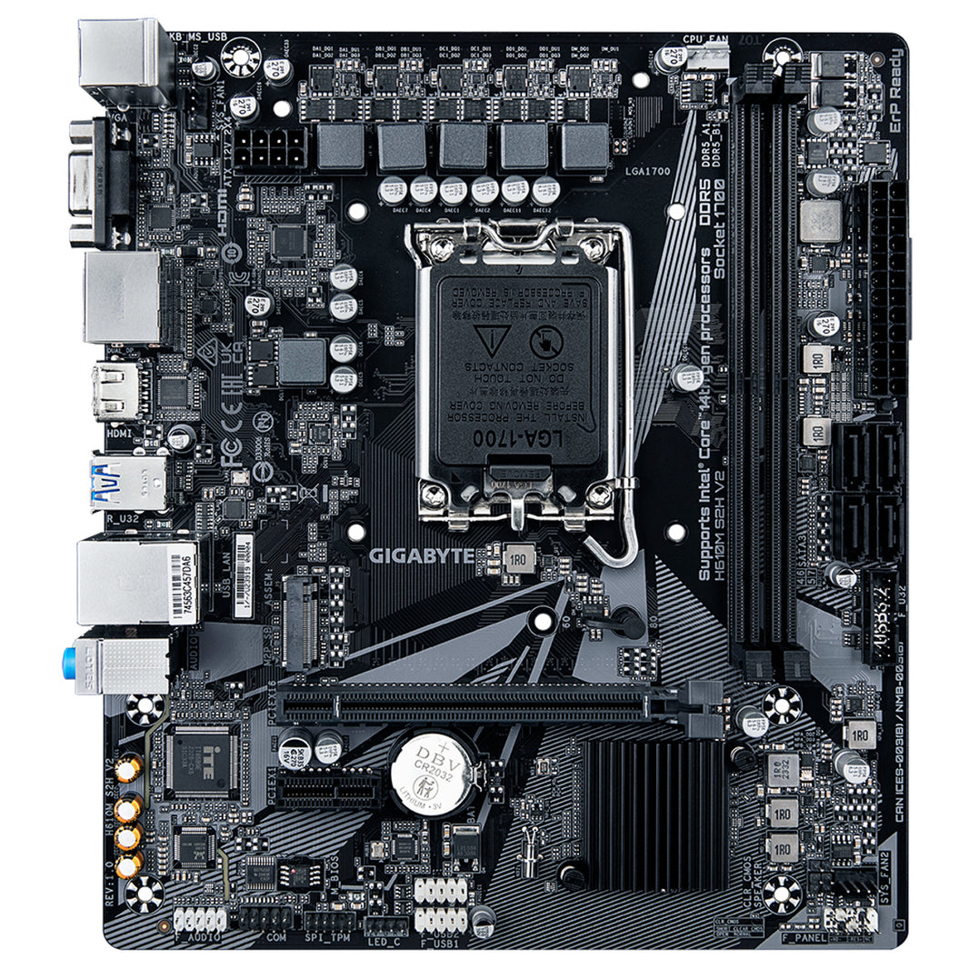 GIGABYTE 1700 H610M S2H V2 D5 M-ATX