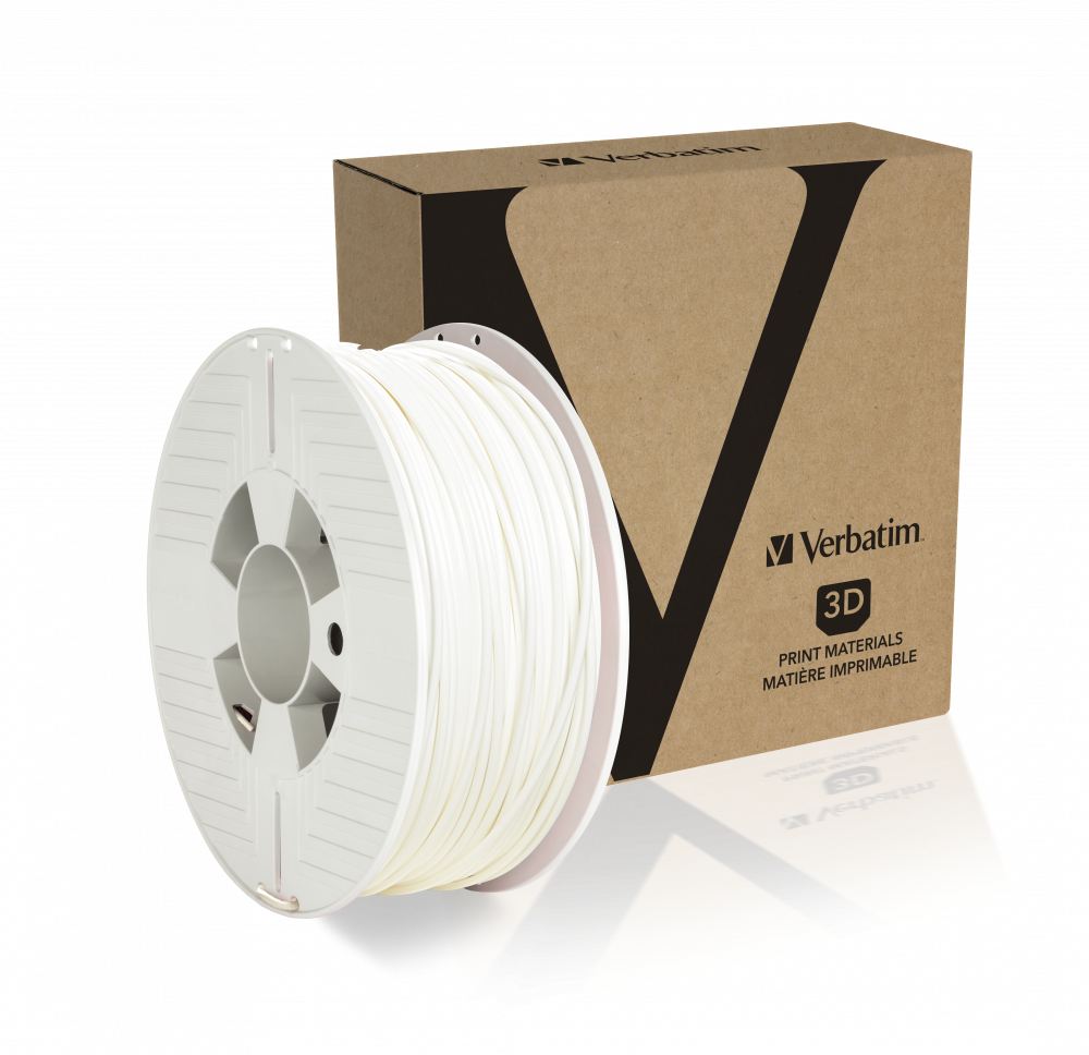 Verbatim PLA 3D Filament 2.85MM WHITE 1KG