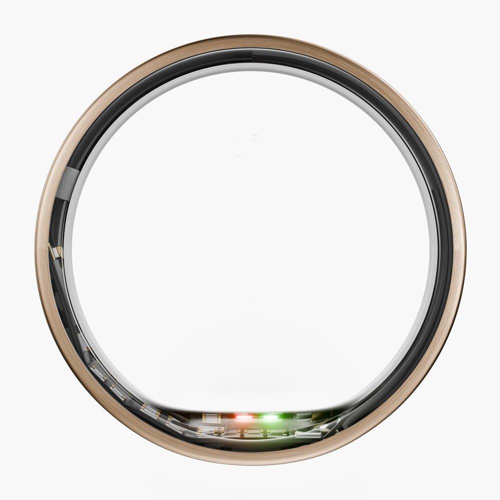 Ring Air Brushed Rose Gold Size 6