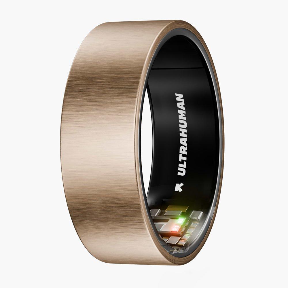 Ring Air Brushed Rose Gold Size 6