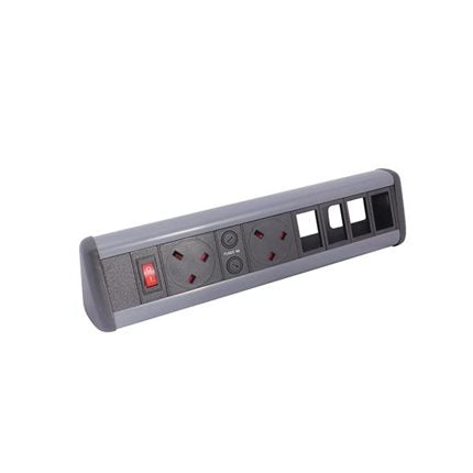 TITAN DESKTOP UNIT-4XPWR 2XUSB 4X6C CUT OUTS