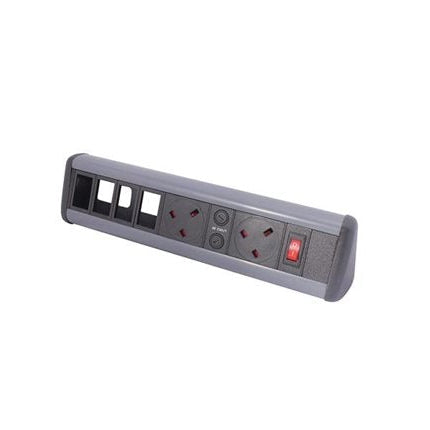 TITAN DESKTOP UNIT-4XPWR 2XUSB 4X6C CUT OUTS