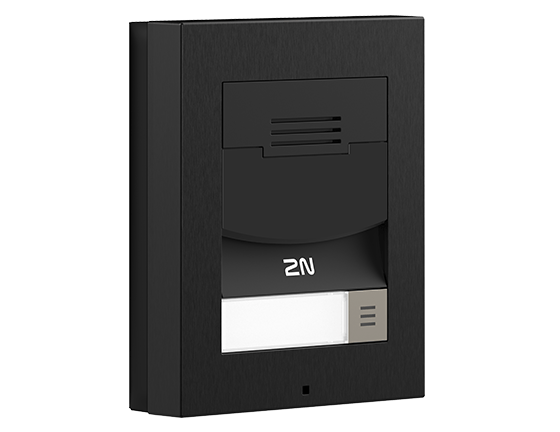 2N IP Solo with Camera Flush Mount - Black (inc frame - requires 9155017)