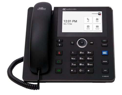 AUDIOCODES TEAMS C455HD R IP PHONE BLK