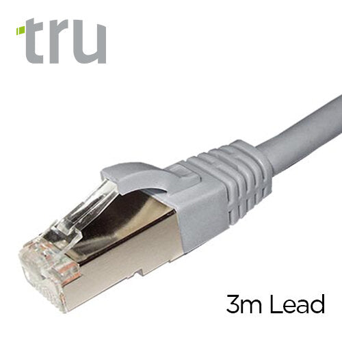CDL 3m Cat6A Patch Cable - Grey