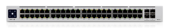 Ubiquiti USW-Pro-48-POE Gen 2, AC/DC, Internal, 660W, (48) 10/100/1000 RJ45 Ports, (4) 1/10 Gbps SFP+