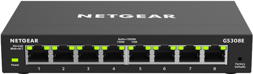 NETGEAR 8PT Gigabit Plus Switch (GS308E)