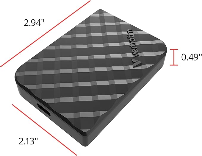 Verbatim STORE N GO PORTABLE SSD 1TB BLK