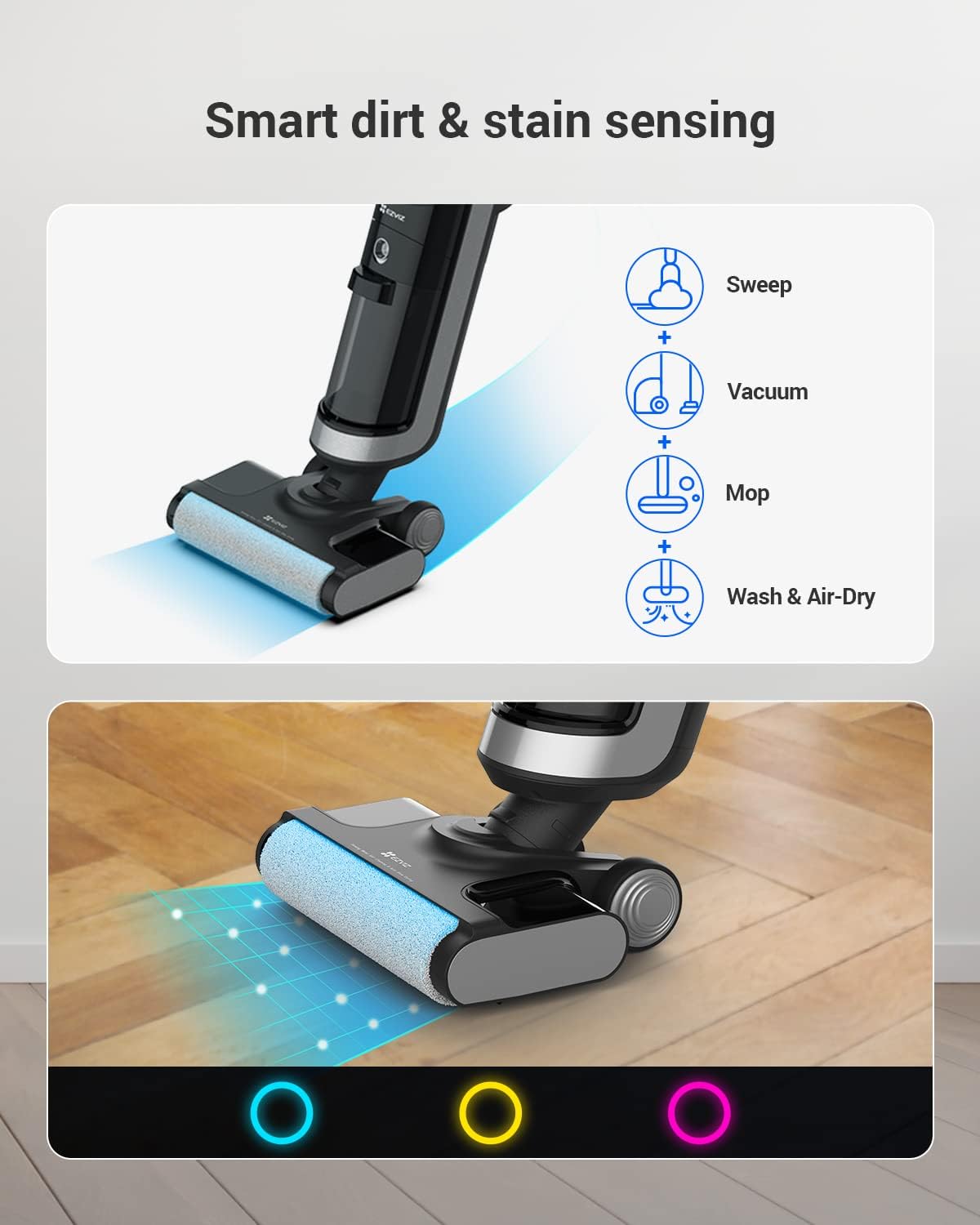 EZVIZ RH1 Smart Cordless Wet & Dry Vacuum Cleaner