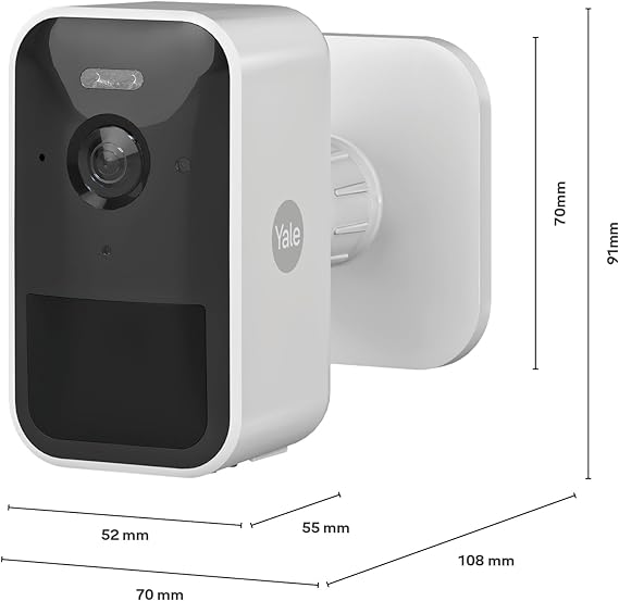 Yale SV-OC-1A-W Cube IP security camera Indoor & outdoor 1080 x 1920 pixels Wall