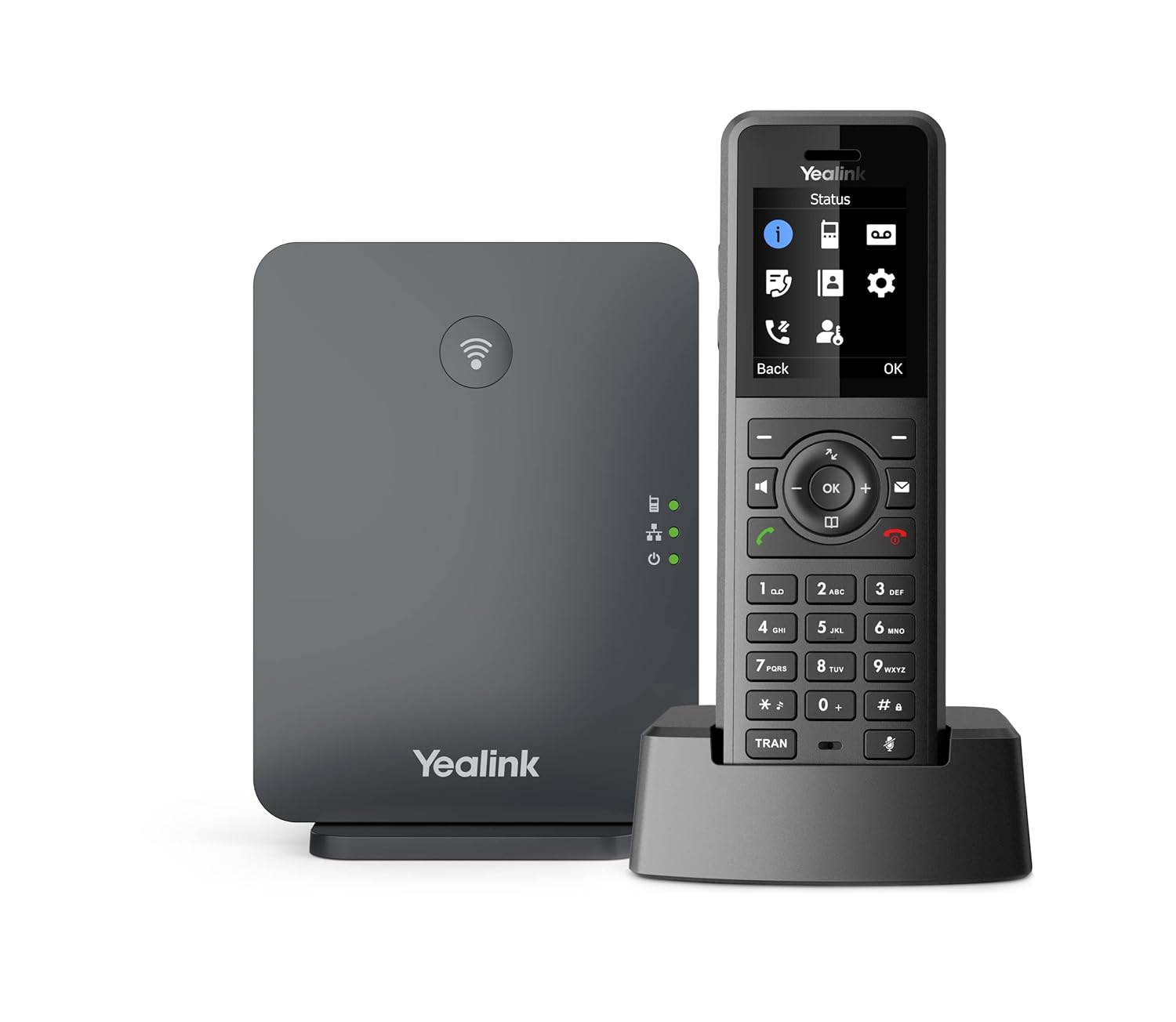 Yealink W77P IP phone Black TFT