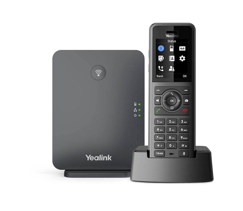 Yealink W77P IP phone Black TFT