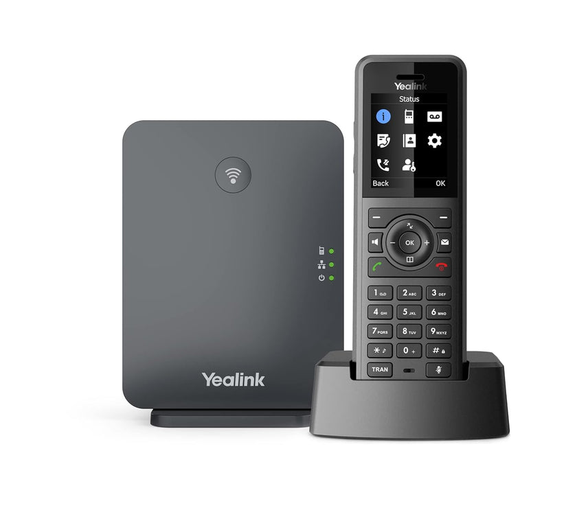 Yealink W77P IP phone Black TFT