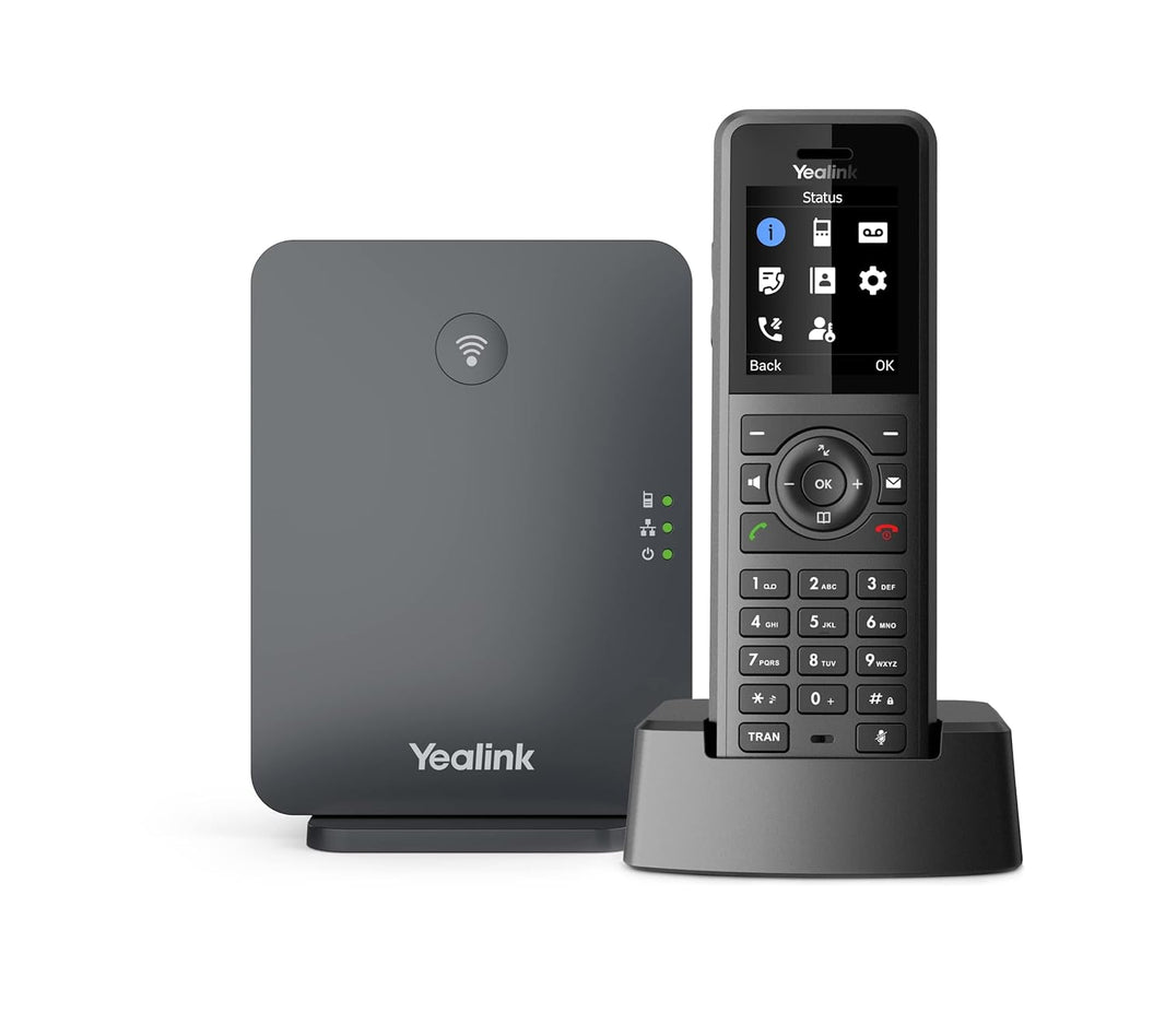 Yealink W77P IP phone Black TFT
