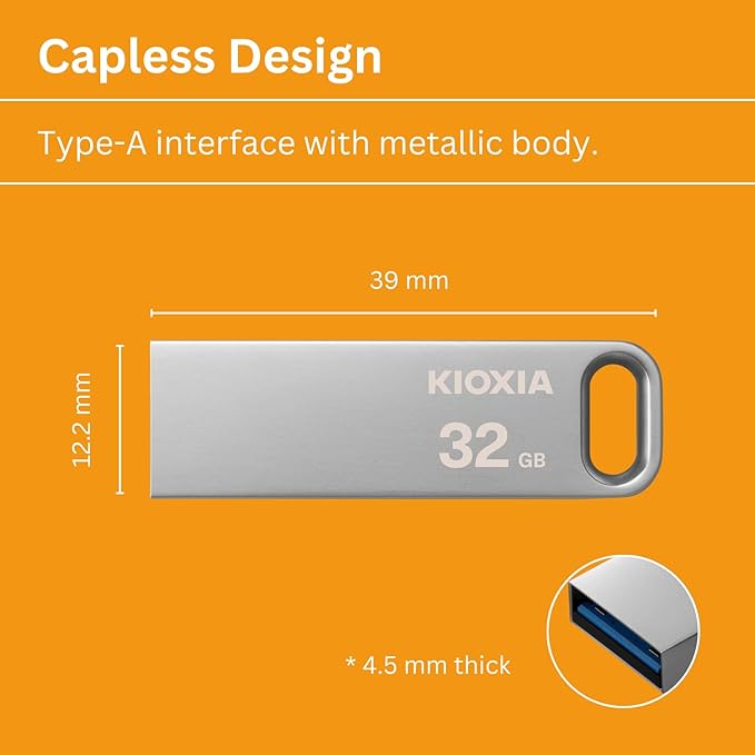 Kioxia TransMemory U366 32GB Metal