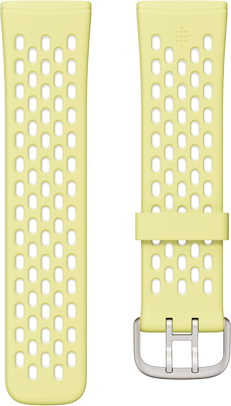 Fitbit Sport Band, 24mm Attach,Glow Up/Frost,Large