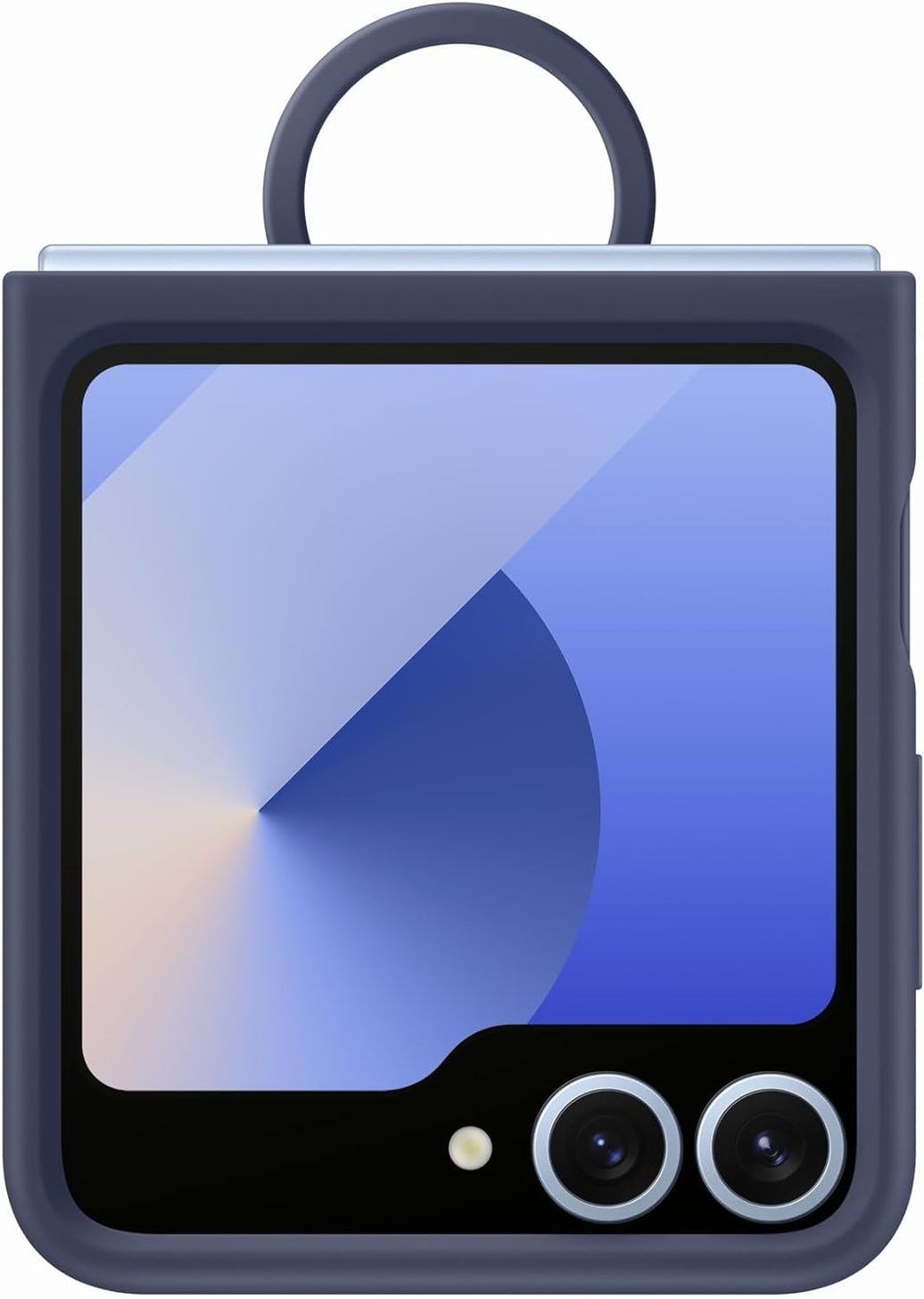 Samsung SAM Z Flip6 Silicone Case with Ring Navy