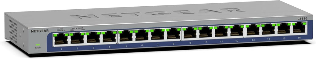 Netgear NETGEAR GS116 16 PORT GIGABIT DESKTOP SW