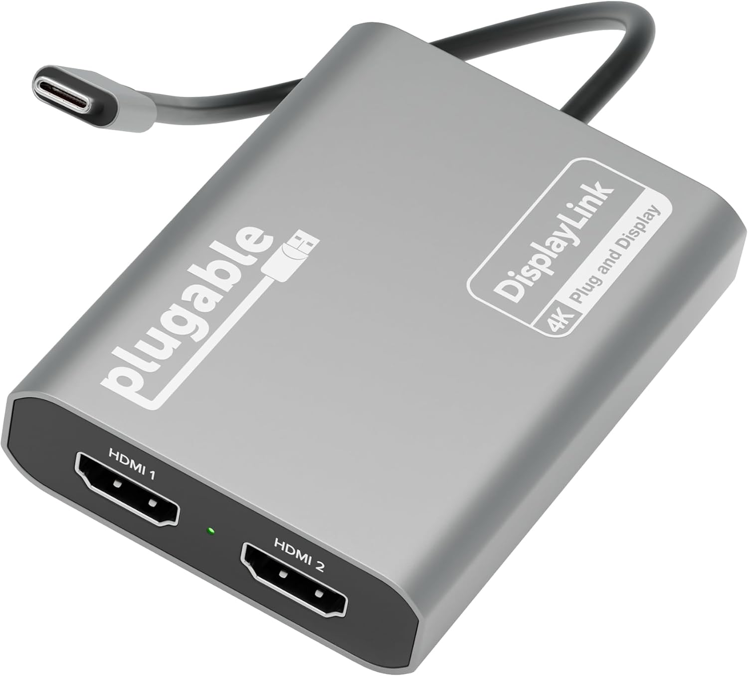 Plugable USB-C Dual 4K HDMI Adapter