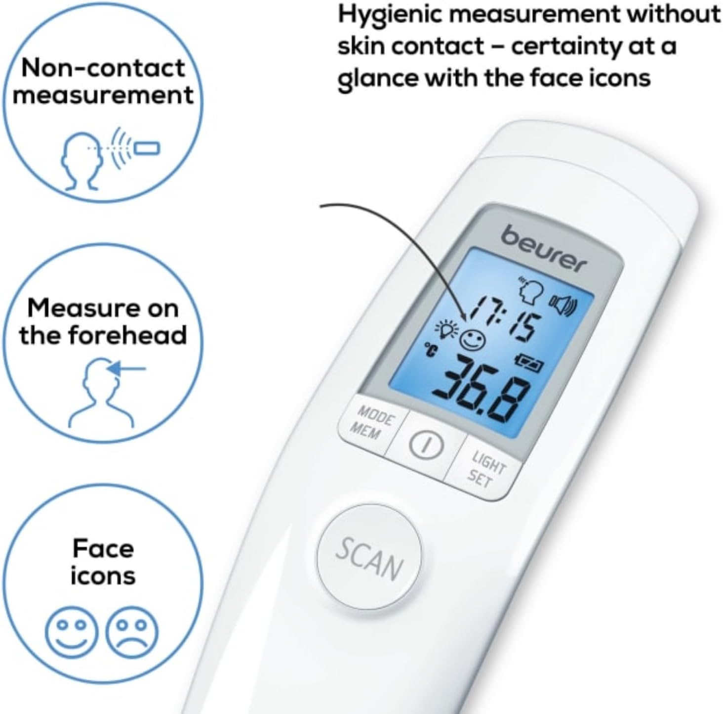 BEURER FT90 NON CONTACT THERMOMETER