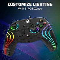 PDP AFTERGLOW WAVE BLACK XBOX CONTROLLER