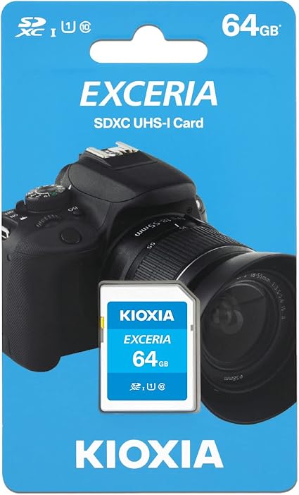 Kioxia 64GB Exceria U1 Class 10 SD card