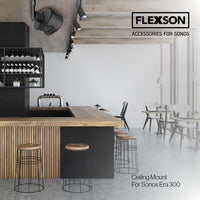 Flexson Sonos ERA300 Adjustable Ceiling Mount - Black
