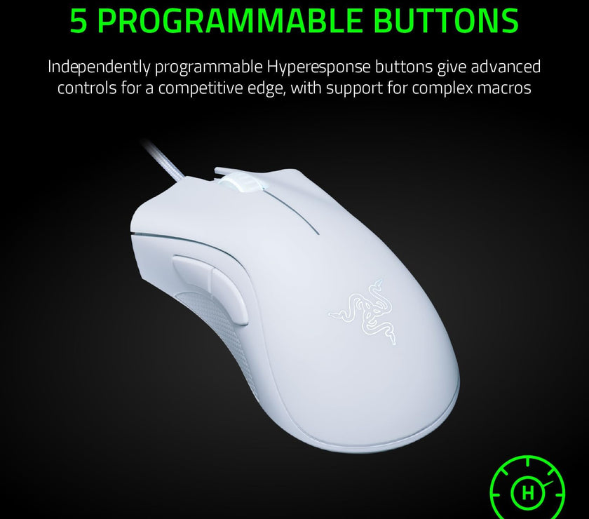 Razer DeathAdder Essential 2021 - White Ed.