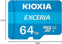 Kioxia 64GB Exceria U1 Class 10 microSD