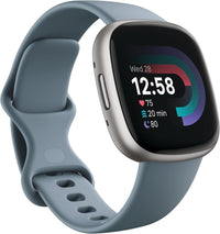 FitBit Versa 4Waterfall Blue/Platinum