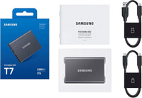 Samsung T7 1TB Ext SSD Titan Gray