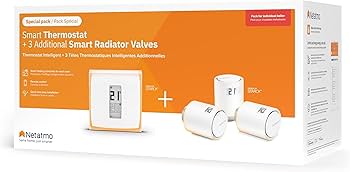 Netatmo Smart Thermostat +3 Add Rad Valves