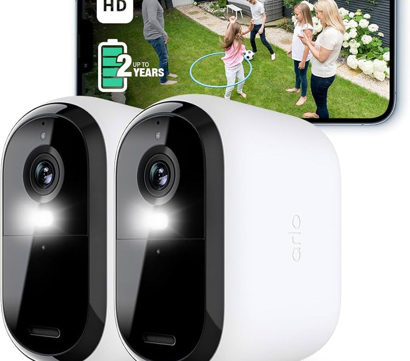Arlo Essential XL Outdoor Security Camera (pack of 2)