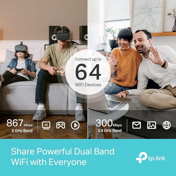 TP LINK AC1200 4G LTE ADV CAT6 ROUTER
