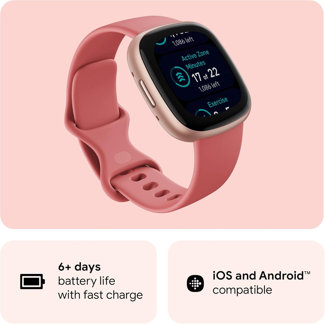 FitBit Versa 4Pink Sand / Copper Rose