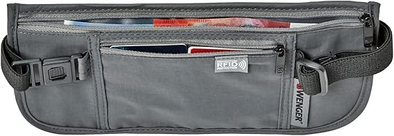 Wenger Security Belt RFID Protect Grey